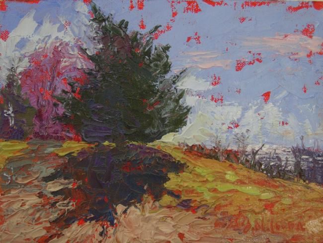 Painting titled "Late Day, Clinton B…" by Gloria Nilsson, Original Art, Oil