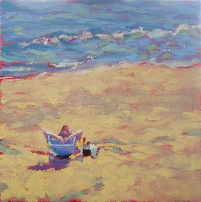 Painting titled "Quarantide" by Gloria Nilsson, Original Art, Oil Mounted on Other rigid panel