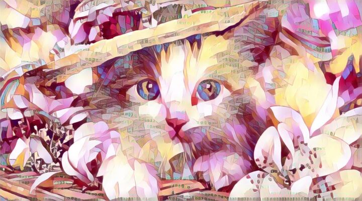 "Cat ." başlıklı Dijital Sanat H. B tarafından, Orijinal sanat, 2D Dijital Çalışma