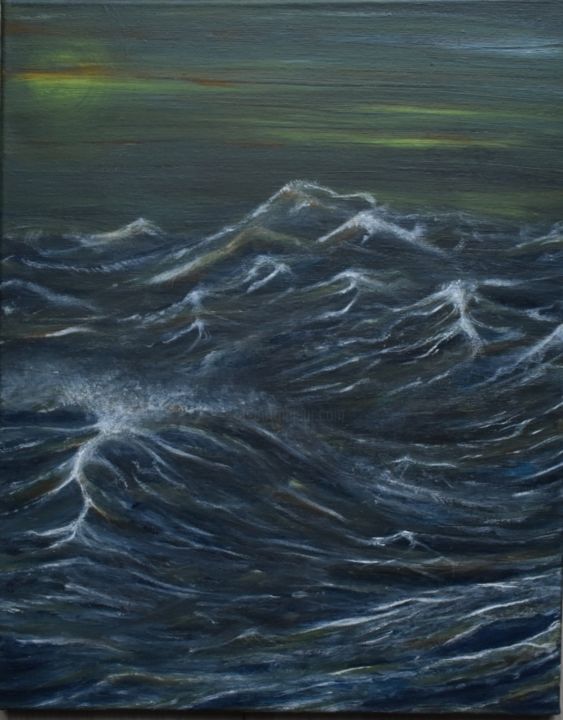 Pittura intitolato "Sturm" da Frize H, Opera d'arte originale, Acrilico