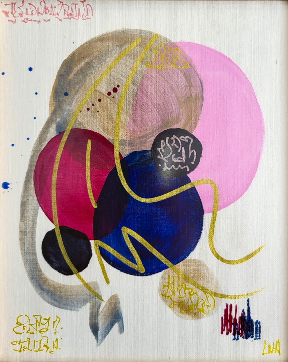 Peinture intitulée "Sérénité" par Helena Monniello, Œuvre d'art originale, Acrylique
