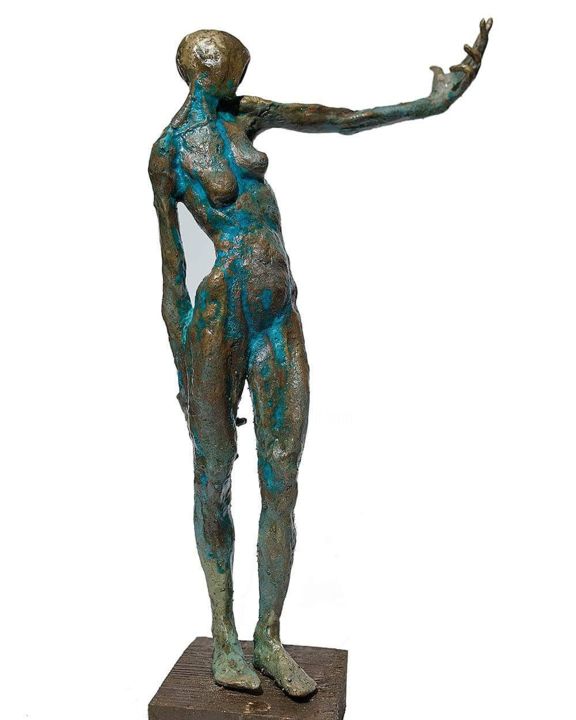 Скульптура под названием "person" - Hakob Vardanyan, Подлинное произведение искусства