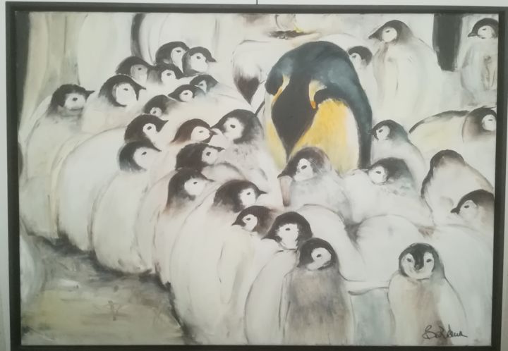 Pittura intitolato "Famiglia" da Vanna Balzan, Opera d'arte originale, Olio