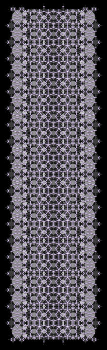 Arts numériques intitulée "Grey Pattern" par Kira Habyb Abud, Œuvre d'art originale, Travail numérique 2D