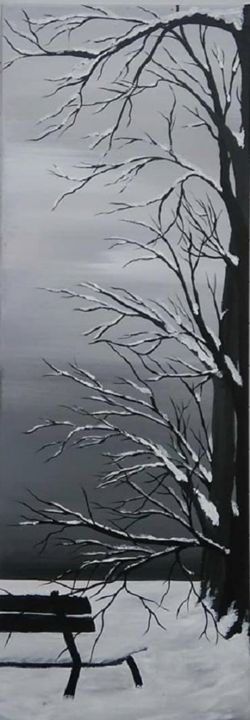 Painting titled "Repos" by Habyxart, Original Artwork, Acrylic