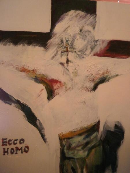 Painting titled "Ecco Homo" by Hadara Levin Areddy, Original Artwork, Oil