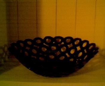 Painting titled "hole bowl" by Diana Bownds, Original Art,