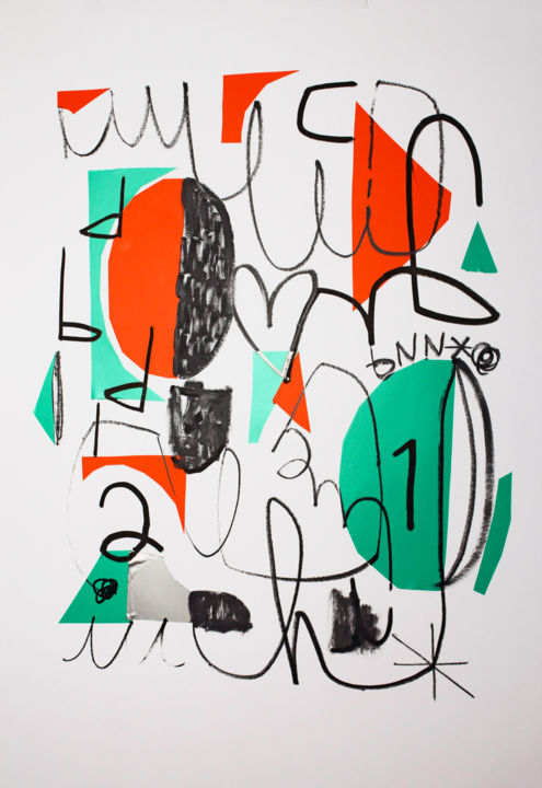 Коллажи под названием "#7" - Alessandro La Civita, Подлинное произведение искусства, Коллажи