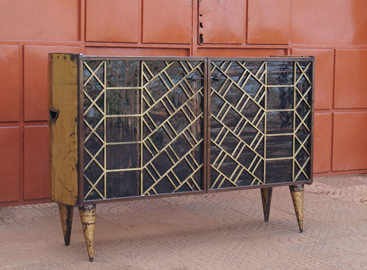 Design intitolato "Gold meuble de rang…" da Hamed Ouattara, Opera d'arte originale