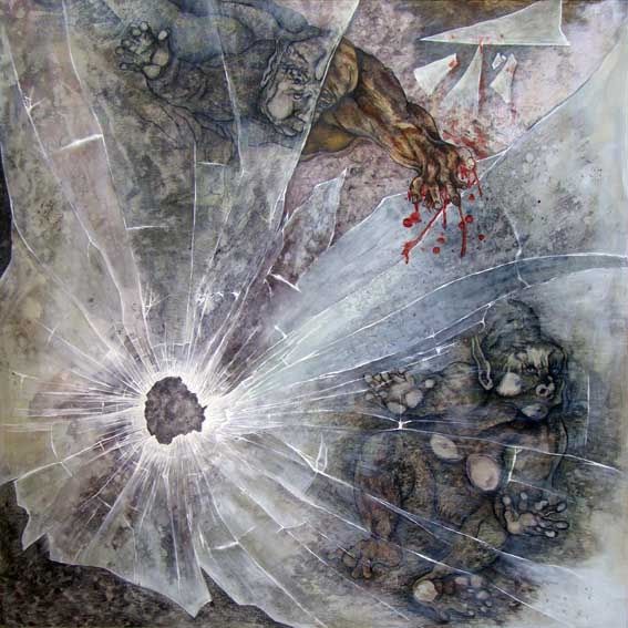 Картина под названием "glass" - Hamid Fam, Подлинное произведение искусства, Другой
