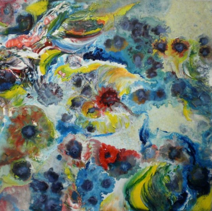 Painting titled "Colour" by Hamid Nasir, Original Art,