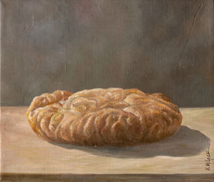 绘画 标题为“Bread” 由Hanan Milner, 原创艺术品, 油