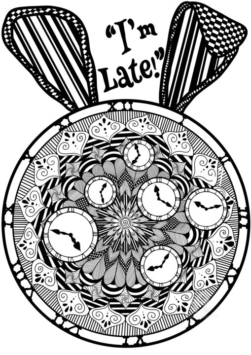 Artes digitais intitulada "Horloge" por Handy Drawing, Obras de arte originais, Pintura digital