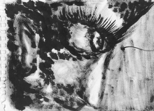 Digital Arts titled "Detal face" by Grzywacz, Original Artwork