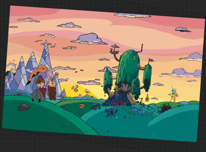 Цифровое искусство под названием "Adventure time cust…" - Hannah Lashley, Подлинное произведение искусства, Цифровая живопись