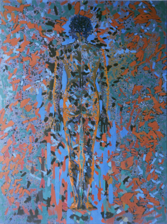 Pittura intitolato "Empfindsamkeit, 1983" da Hannes Hofstetter, Opera d'arte originale, Olio