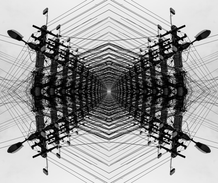 Arts numériques intitulée "Tunnel Vision" par Hans Christian Renges (Christopher Hanz), Œuvre d'art originale, Photo montage