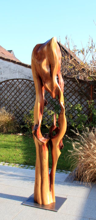 Sculpture titled "female form" by Flos, Original Artwork, Wood