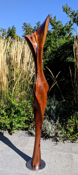 Sculpture titled "'I'm open'" by Flos, Original Artwork, Wood