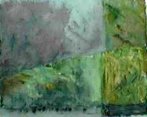 Painting titled "In the wood" by Lillemor Hansson, Original Art, Oil