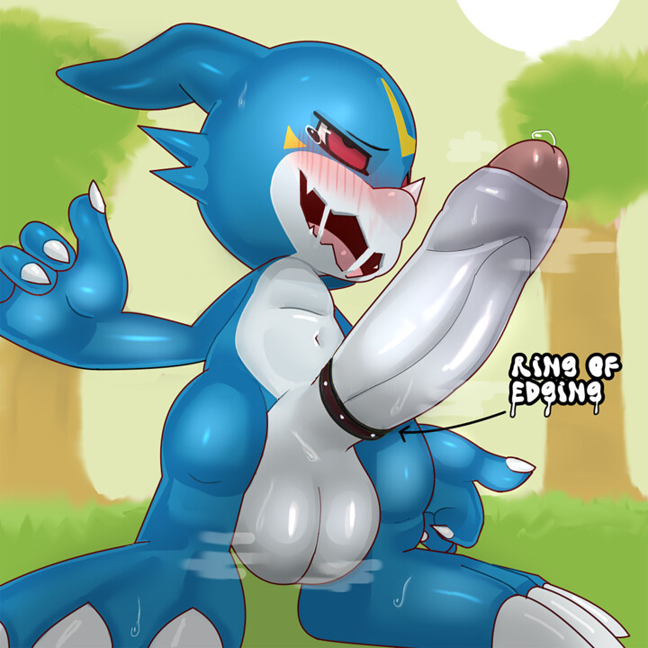 Digital Arts titled "veemon has the ring…" by Happy The Red, Original Artwork, 2D Digital Work