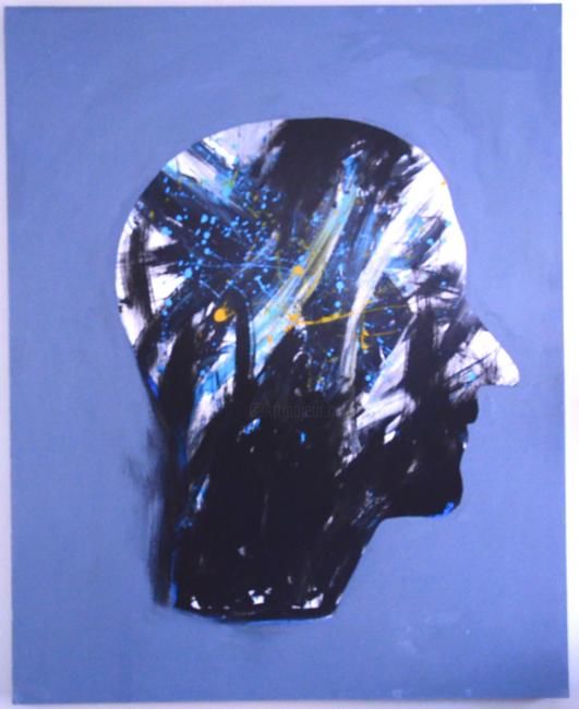 Painting titled "Head # 13" by R Michael Palmer, Original Artwork