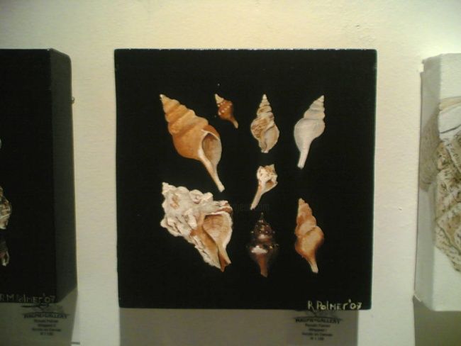 Painting titled "Sea Shells #2" by R Michael Palmer, Original Artwork