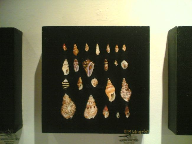 Painting titled "Sea shells #3" by R Michael Palmer, Original Artwork