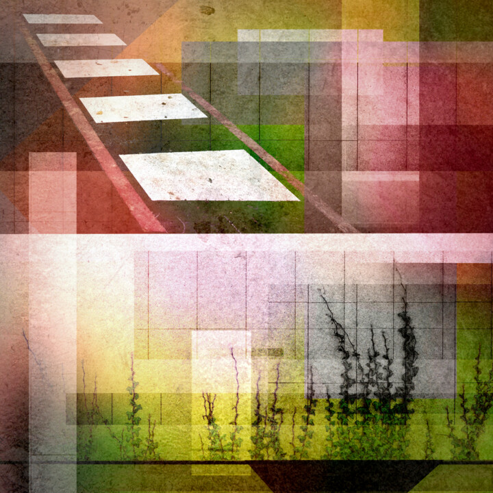 Digitale Kunst getiteld ""Passage 13"" door Harold Vernhes, Origineel Kunstwerk, Digitale collage