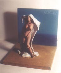 Sculpture titled "WHITE TOWEL" by Harry Weisburd, Original Artwork