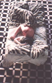 Sculpture titled "SLEEPING WOMAN 1" by Harry Weisburd, Original Artwork