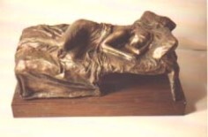 Sculpture titled "SLEEPING WOMAN 111" by Harry Weisburd, Original Artwork