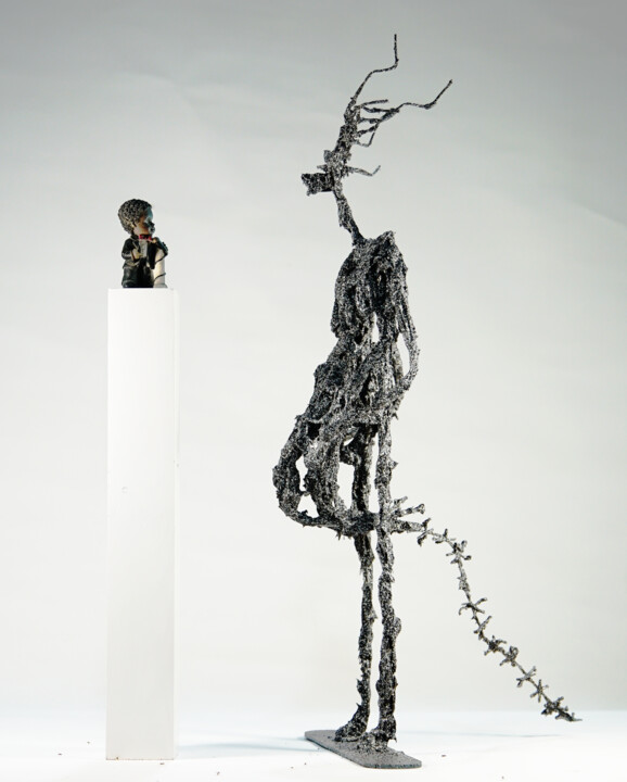雕塑 标题为“One of the sculptur…” 由Hasan Cingiz, 原创艺术品, 喷漆