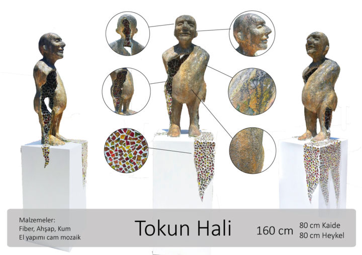 雕塑 标题为“Tokun Hali” 由Hasan Cingiz, 原创艺术品, 铸件