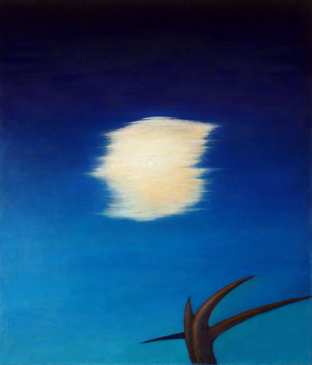 Painting titled "Wind" by Michael Kiselev, Original Artwork, Oil