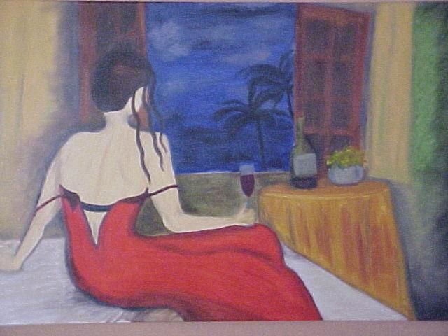 Painting titled "Eve's End" by Hattie Belden, Original Artwork