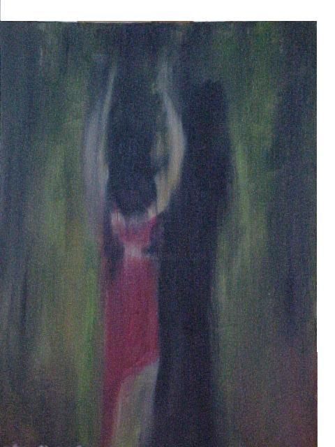 Painting titled "Mystery Partner" by Hattie Belden, Original Artwork