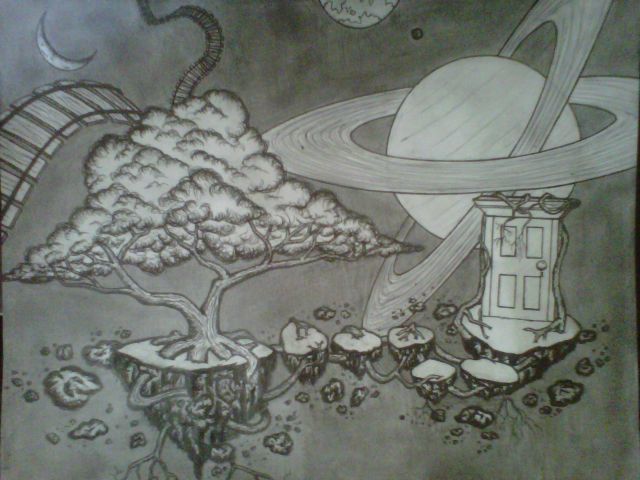 Dibujo titulada "Tree of Life" por Havok, Obra de arte original, Otro