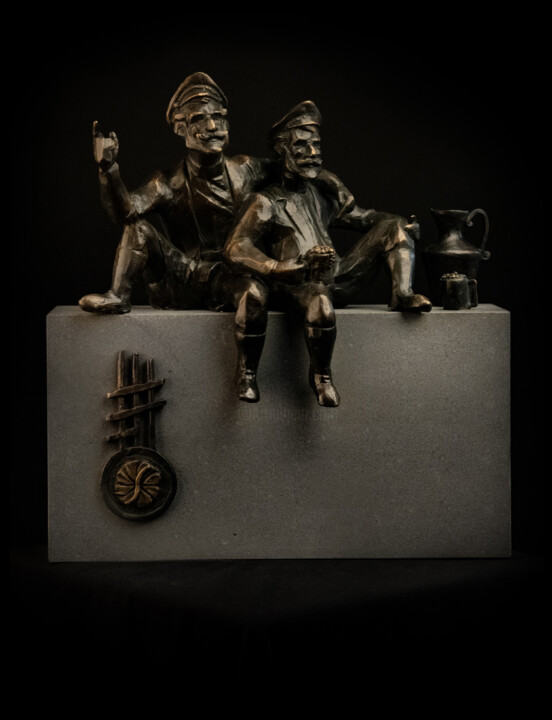 雕塑 标题为“Poloz Mukuch and Ci…” 由Hayk Hovhannisyan, 原创艺术品, 青铜