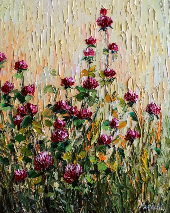 Картина под названием "Breath of Spring" - Haykuhi Khachatryan, Подлинное произведение искусства, Масло