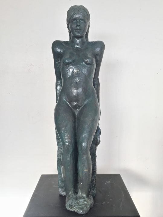 제목이 "Claudia Statue Scul…"인 조형물 Hiam Demeulenaere로, 원작, 테라코타