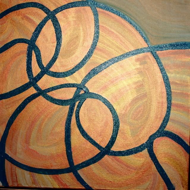 Painting titled "Belly go round" by Heart Art Rebecca, Original Artwork