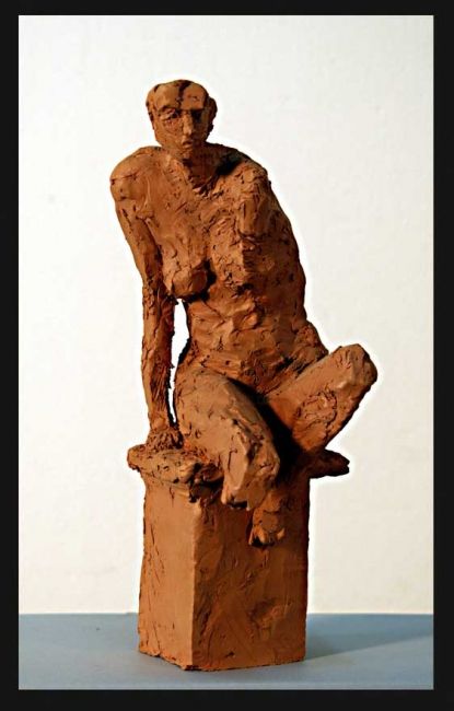 Sculpture intitulée "Figura. Héctor Bald…" par Héctor Balduzzi, Œuvre d'art originale