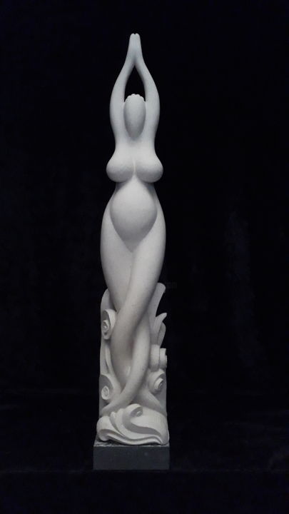 Sculptuur getiteld "Vénus" door Hector Bouchet, Origineel Kunstwerk, Steen