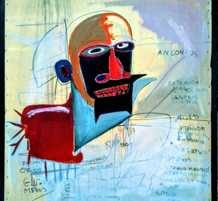 Peinture intitulée "Anconeus" par Hector O'Kanin, Œuvre d'art originale, Acrylique