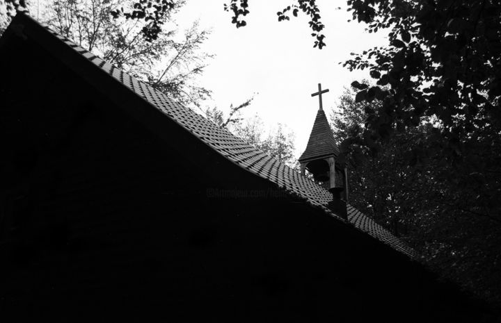 Photography titled "Small church, Germa…" by Heinz Baade, Original Artwork