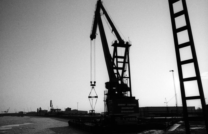 Fotografia zatytułowany „Bremerhaven, 1996” autorstwa Heinz Baade, Oryginalna praca