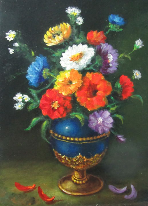 Peinture intitulée "img-0011.jpg" par Helene Antoine, Œuvre d'art originale, Acrylique