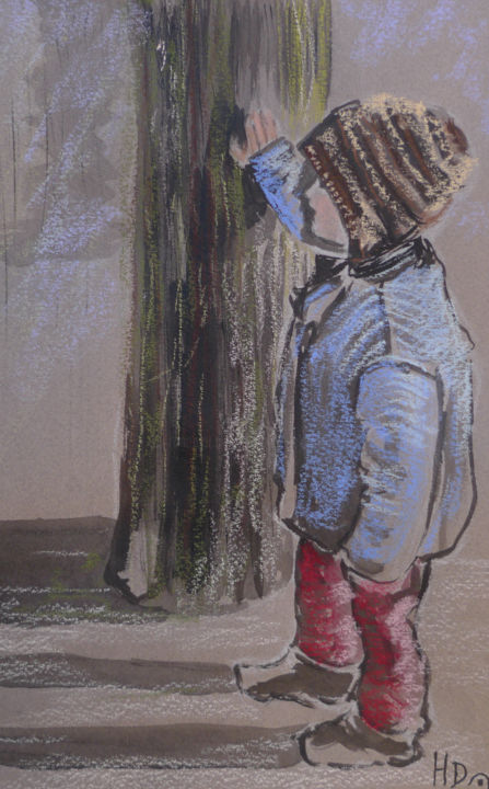 Painting titled "petitpaul2.jpg" by Hélène De Laborderie, Original Artwork