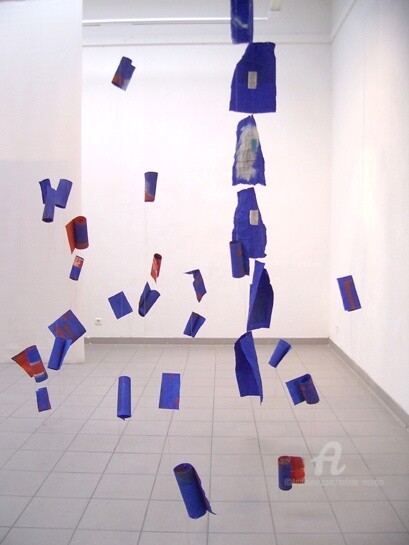 Installation intitulée "Volumen (vue de l'i…" par Hélène Mongin, Œuvre d'art originale, Installation d'art